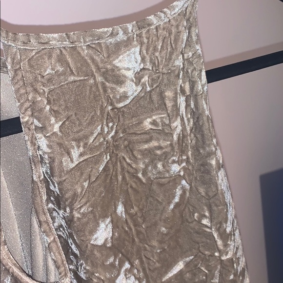 Vintage themed Crushed velvet tank top! CLEARANCE! - Picture 4 of 4